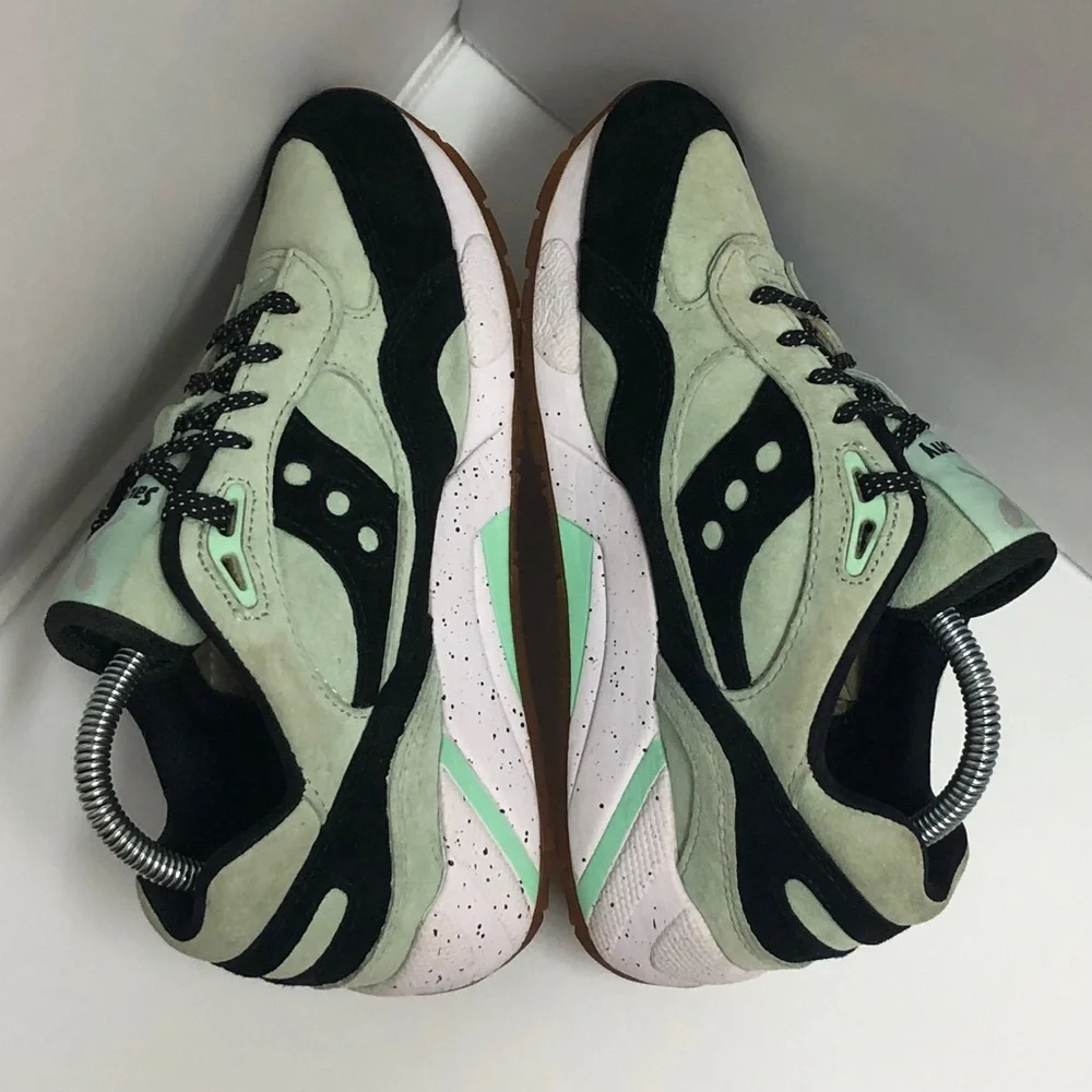SAUCONY G9 Shadow 6 Scoops Pack Mint Chocolate Chip Sneakers WOMENS 7.5